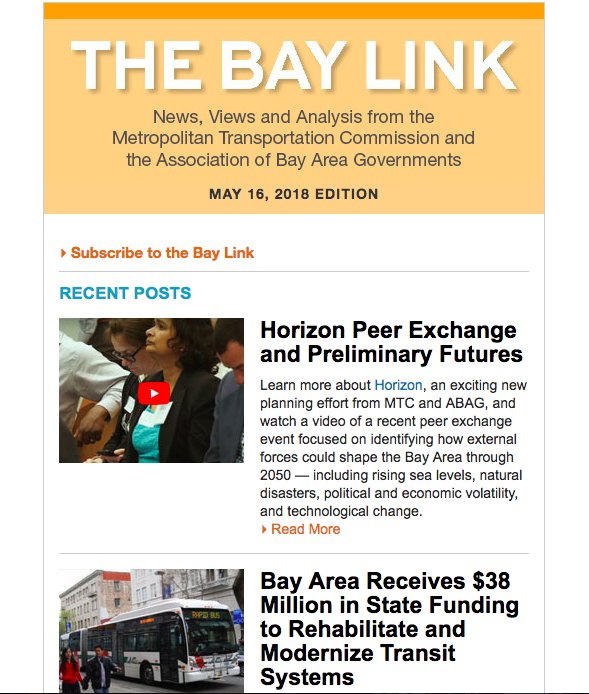 ABAGSFBayArea's tweet photo. Catch up on the latest news from #ABAG and @MTCBATA with The Bay Link blog's Weekly Digest https://t.co/aGNFM7kOhK https://t.co/oBXiXYBdcz