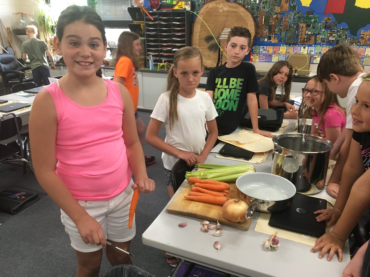 Bella made some awesome spaghetti using some science tools today!  <a href="/lapelelementary/">Lapel Elementary</a>