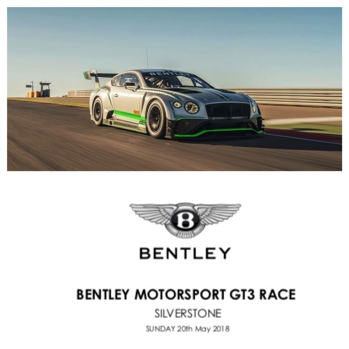 Trip to see @BentleyRacing at the #GT3 this weekend massive thanks to @naimaudio really looking forward to it. #Silverstone #Bentleyboys #Motorsport