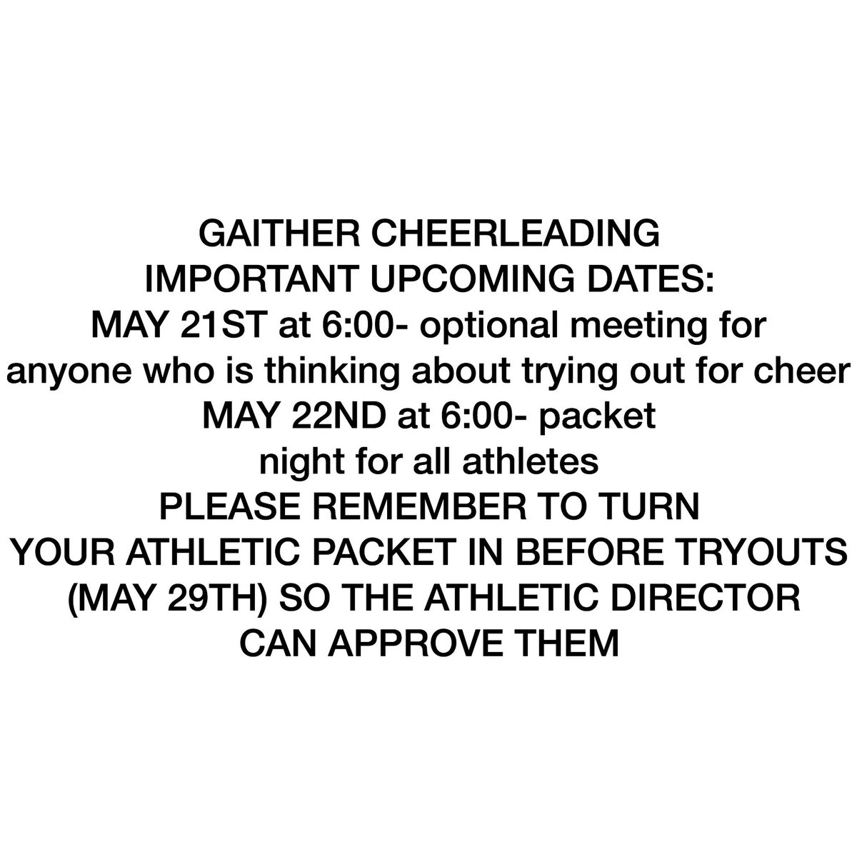 Gaither Cheer tweet media