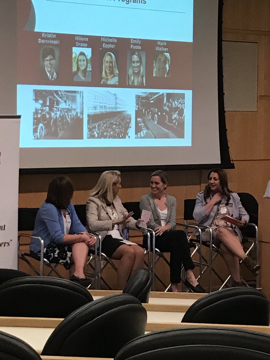 JimNekuda's tweet photo. Dr. Michelle Eppler @DoSofBU and other panel members discuss Early Career Development &amp; Transition Programs #LearningExecutive @HumanCapitalLab @corporatelearn https://t.co/OS9IwVbCAi