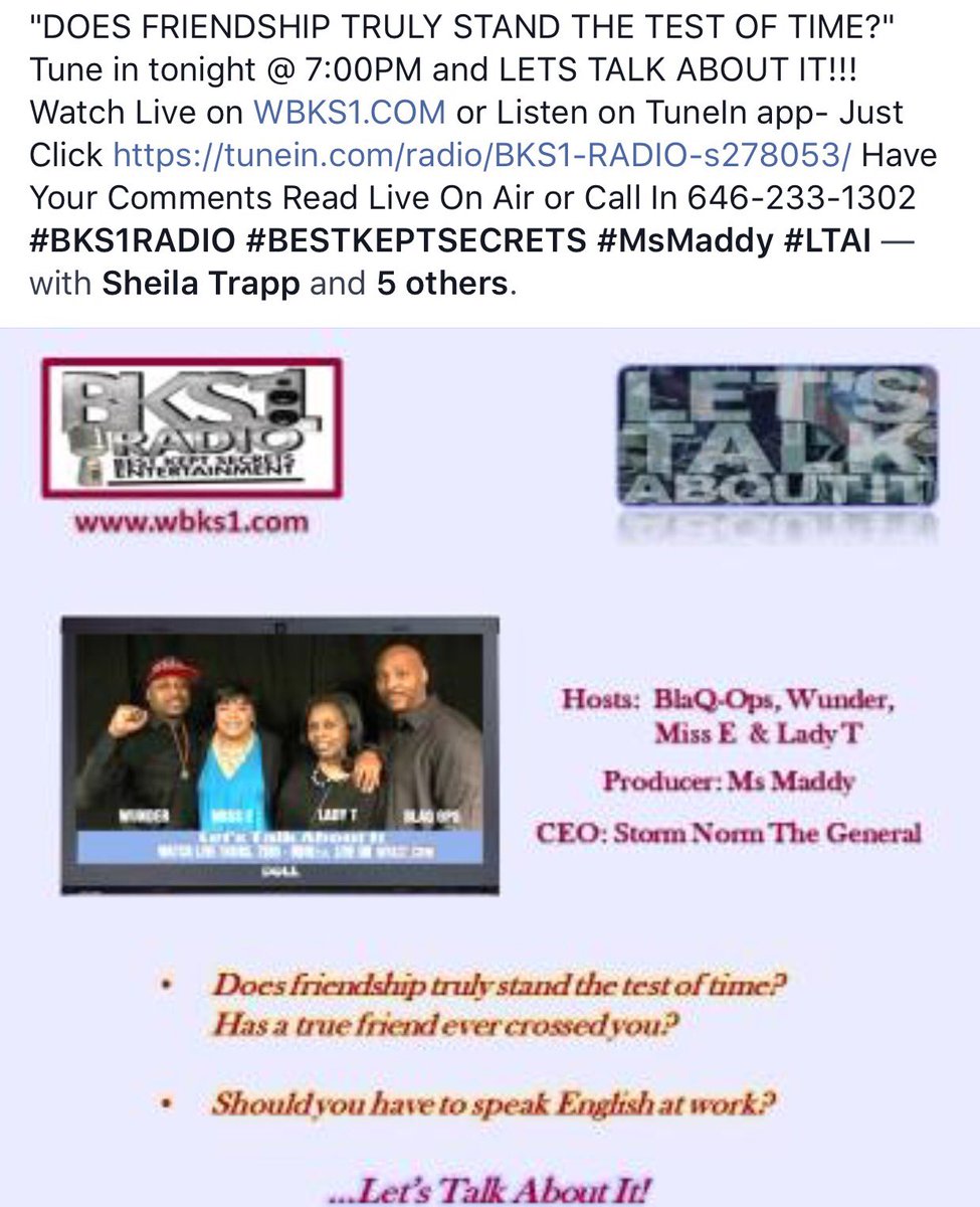 Tune in tonight, 7pm EST! 

#Trending