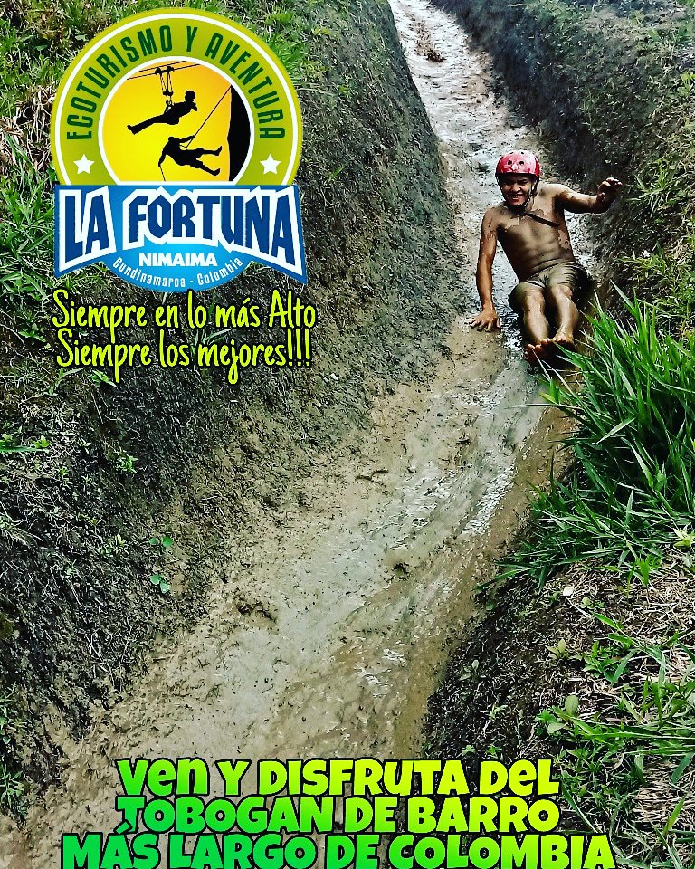 FortunaExtrema's tweet photo. Te esperamos en el tobogán de barro más largo de Colombia!!!!diversión sin limites
#lafortunaecoturismoyaventura #turismocundinamarca #segurotevaencantar #mochileroscolombia #unborondoco🇨🇴👣⛰️ #turismobogota #caminatas #camping #ideasnovedosas #ecoturismo #colomviajero https://t.co/xy1R5U1Tij