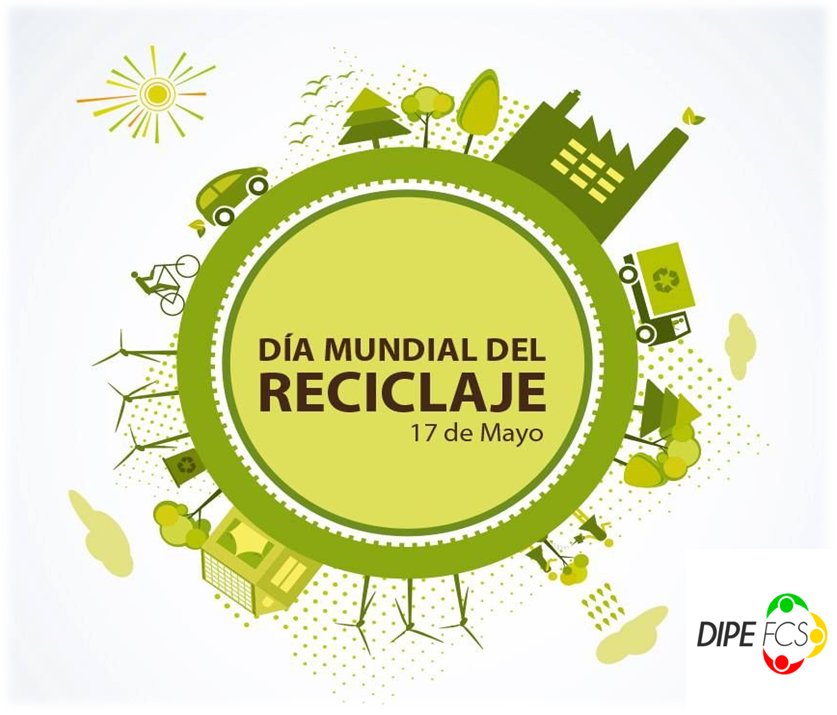 #InfoDipe Cada 17 de mayo se celebra el Día Mundial del Reciclaje con el objetivo de concienciar a la sociedad acerca de la importancia que tiene tratar los desechos como corresponden, para no contribuir al cambio climático, y así proteger el medio ambiente.