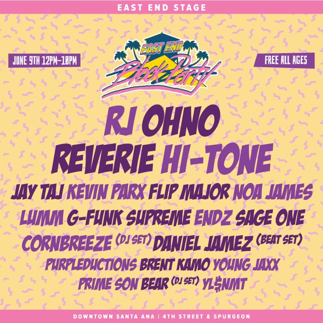 jaytaj's tweet photo. it’s about that time again; free show, June 9th. https://t.co/pzDv4PuklH