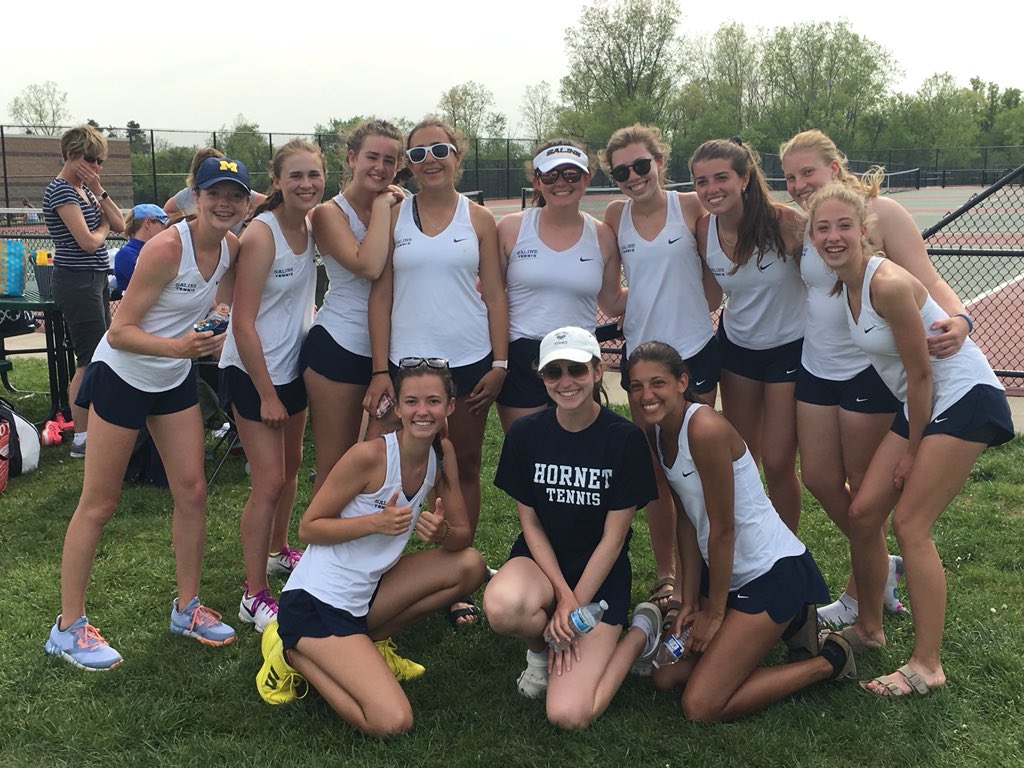 18 POINTS. SALINE TENNIS IS GOING TO THE STATE TOURNAMENT. FOR THE FIRST TIME IN 8 YEARS.