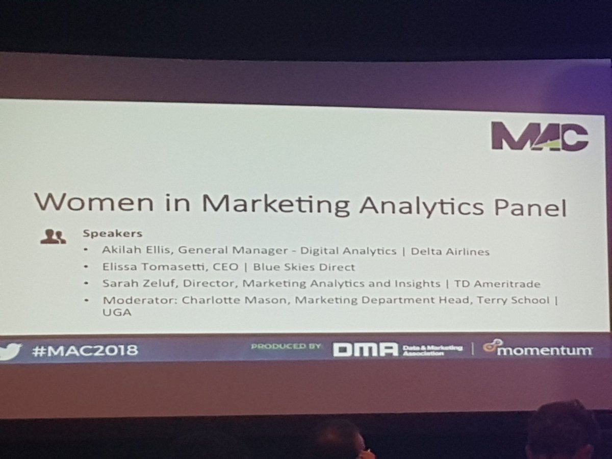 Be data curious, storytell, evangelize and don't get mired in 'analytic-speak' say key women executives at  #MAC2018 #analytics #womeninanalytics