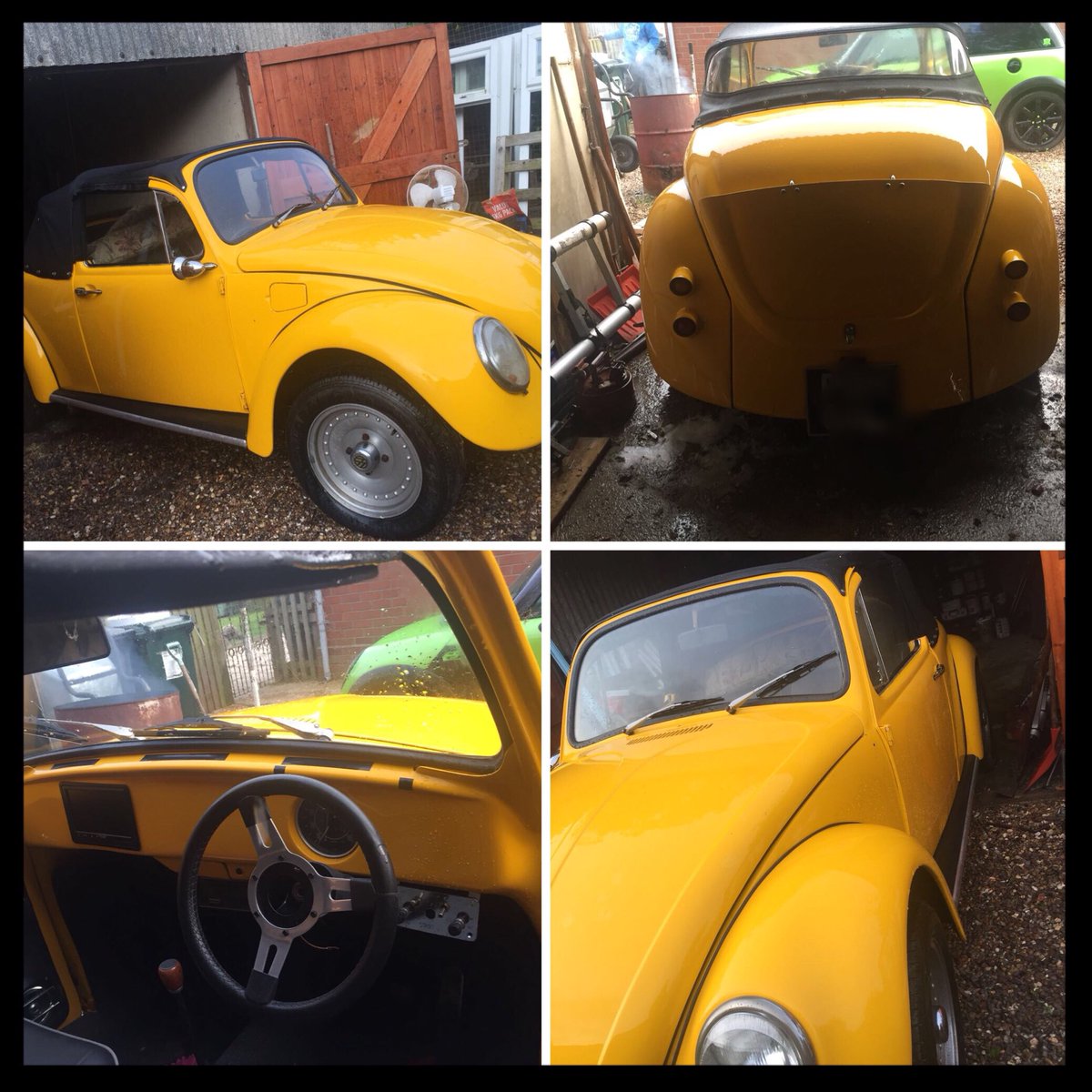 chillibean2018's tweet photo. My middle Sis is donating this to a VW specialist #Bugjam #VW #Vdubs #Dubs #VWbeetles #VWwizard 72plate to do there thing & the money raised off the sale after there bit will go towards Leonie’s #SDR operation &#Aftercare #teamleonie 😞 #ThankYouTeresa❤️https://t.co/vDr0qlJq8O https://t.co/vwGCYmDQei