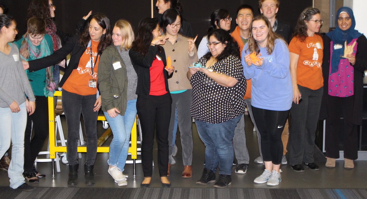 UTeachMaker's tweet image. Today's #MakerFlashback is from our most recent tour of The Foundry, UT's very own Maker Space! We got to see all the cool resources available to UT students. Don't forget to vote for us for Public Choice and use the hashtag #UTeachMaker! videohall.com/p/1173