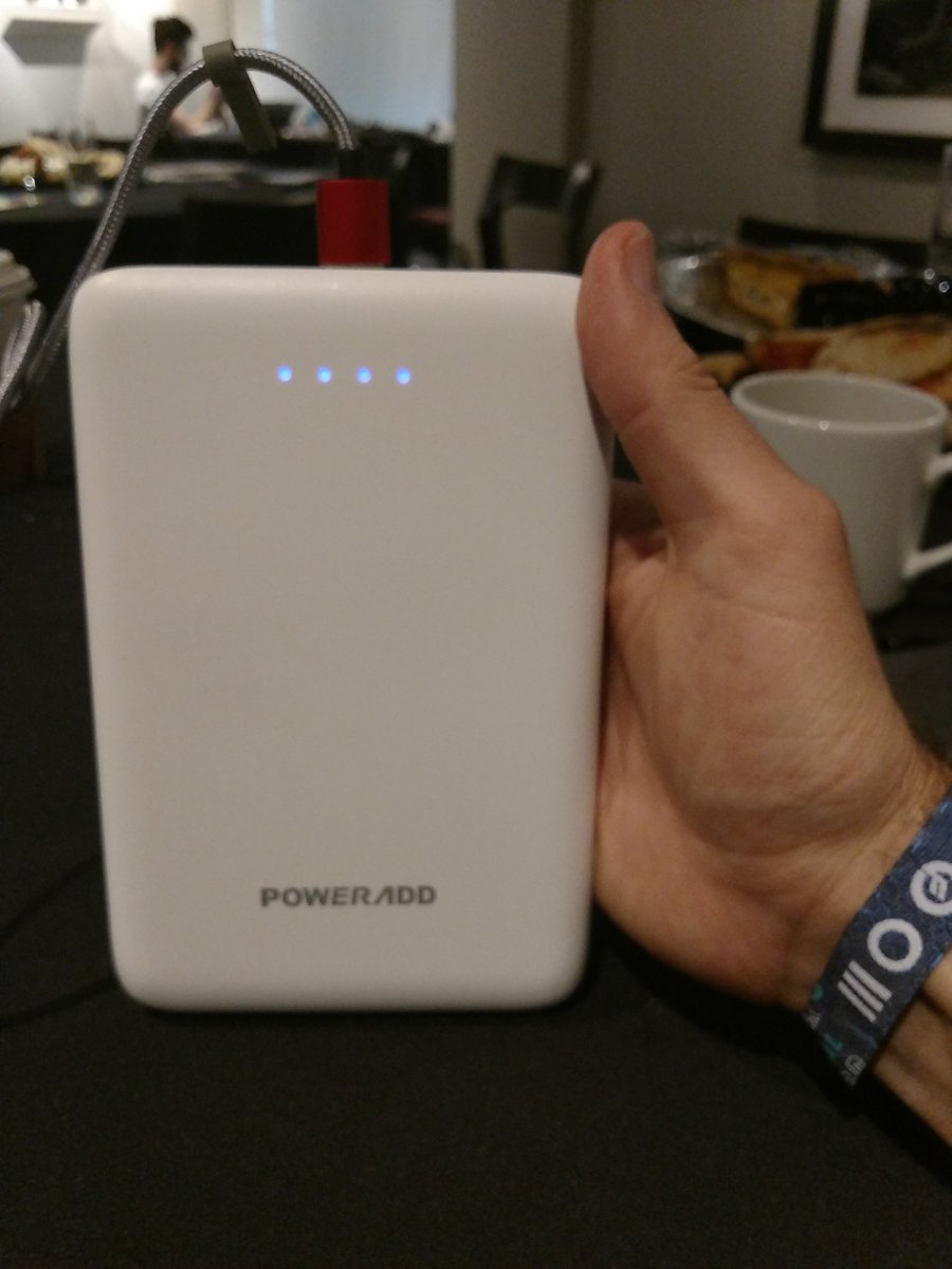 mitchellclong's tweet image. This #Poweradd power bank may be the size of a tablet, but it&apos;s clutch for festival coverage and travel #FreelanceSpirit #FreelanceLife #DigitalNomad #RemoteWork