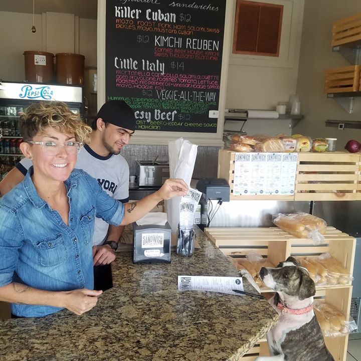 HinduCharters's tweet image. Getting lunch today Finn decided to try the new sandwich shop on the corner of Truman and Duval.#finnwich #orderup #feedme #sammietime #finnthedog #nautidog #schoonerhindu #sanwichco