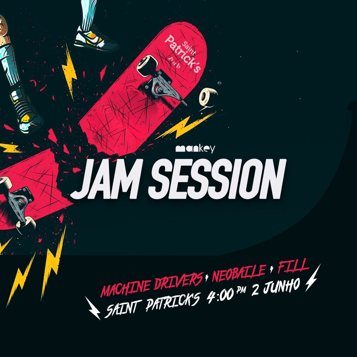 mankeytv's tweet photo. Ai que saudade da minha ex ⚡️
⚡️ XV JAM SESSION 💽🎚💽🌊@mankeylifestyle @OneMankey https://t.co/YOFBcbY4wI