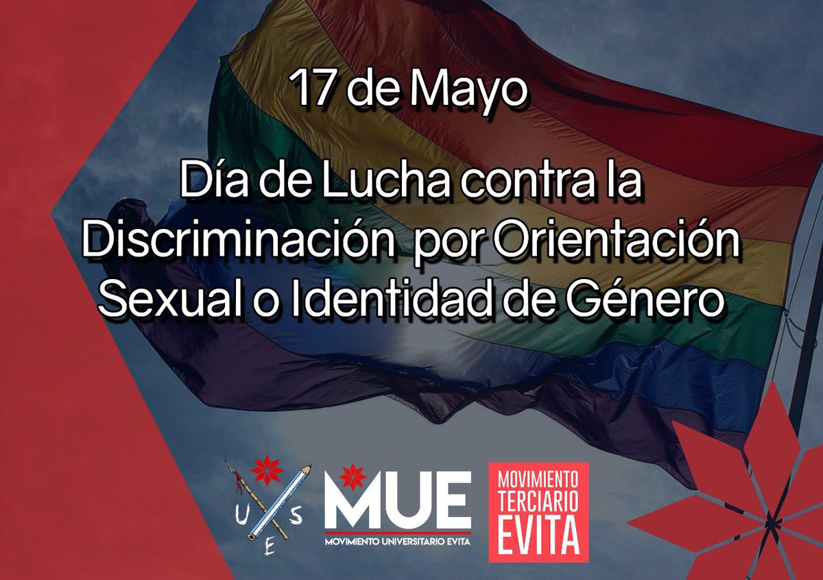 fteestevita's tweet photo. 🏳️‍🌈

Hace 28 años la OMS quitaba a la homosexualidad como enfermedad mental. Hoy, apoyamos y reivindicamos las luchas del colectivo LGTBIQ+, por una sociedad que no violente, criminalice ni patologice las identidades disidentes!

#OrgulloEsLucha https://t.co/qJrUWD4u8O