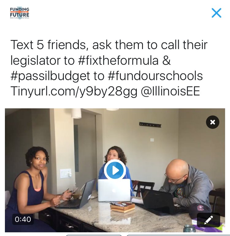 FundILFuture's tweet image. #TBT Memorial Day Weekend 2017
Instead of BBQ'ing @IllinoisEE and many other partners were hard at work to #FixTheFormula. This year, we're ready to put in that same work to make sure an additional $400 million is in the budget for K-12 #FixedItNowFundIt!