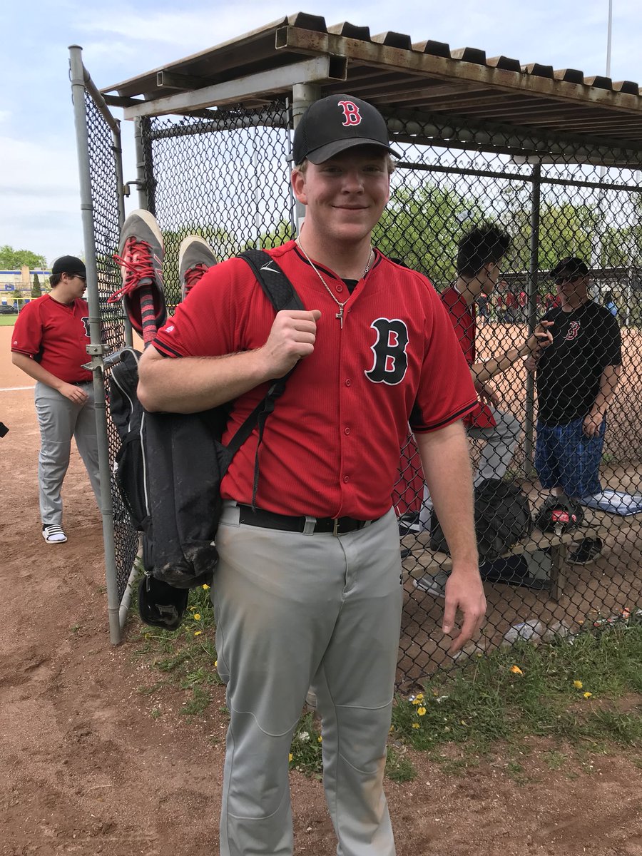 CoachKainz's tweet photo. Brennan’s version of “Big Papi” had a day! 4 for 4 and a walk. Well done Max! https://t.co/TWxyVHYurJ