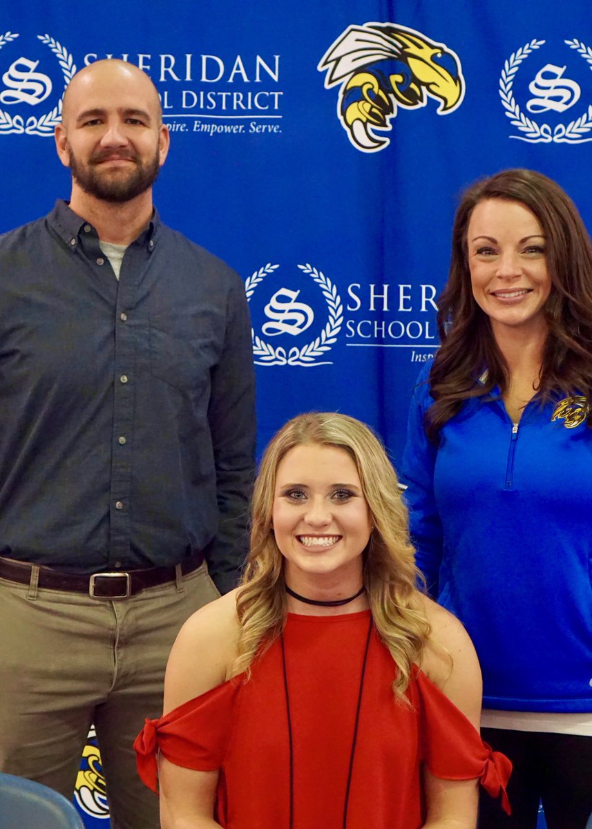 SheridanSD37's tweet photo. SHS Senior Maggie Hicks is the 2017-18 Wendy’s Softball Player of the Year! Hicks has helped lead the Lady Jackets to a 29-3 season this year as well as two consecutive state championships. On Saturday, the Lady Jackets will go for three! Read more: https://t.co/K1eRSRbOwX https://t.co/L9HGTmp3vi