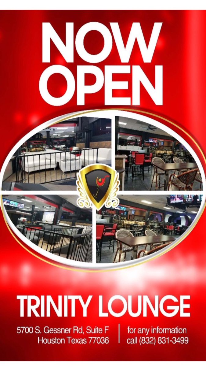 DjBryso's tweet photo. Friday 5/18 Grand Opening of Houstons Hottest night life #TrinityLounge 🔥 free all night, drink specials at the bar! https://t.co/bvvtgqbxLN