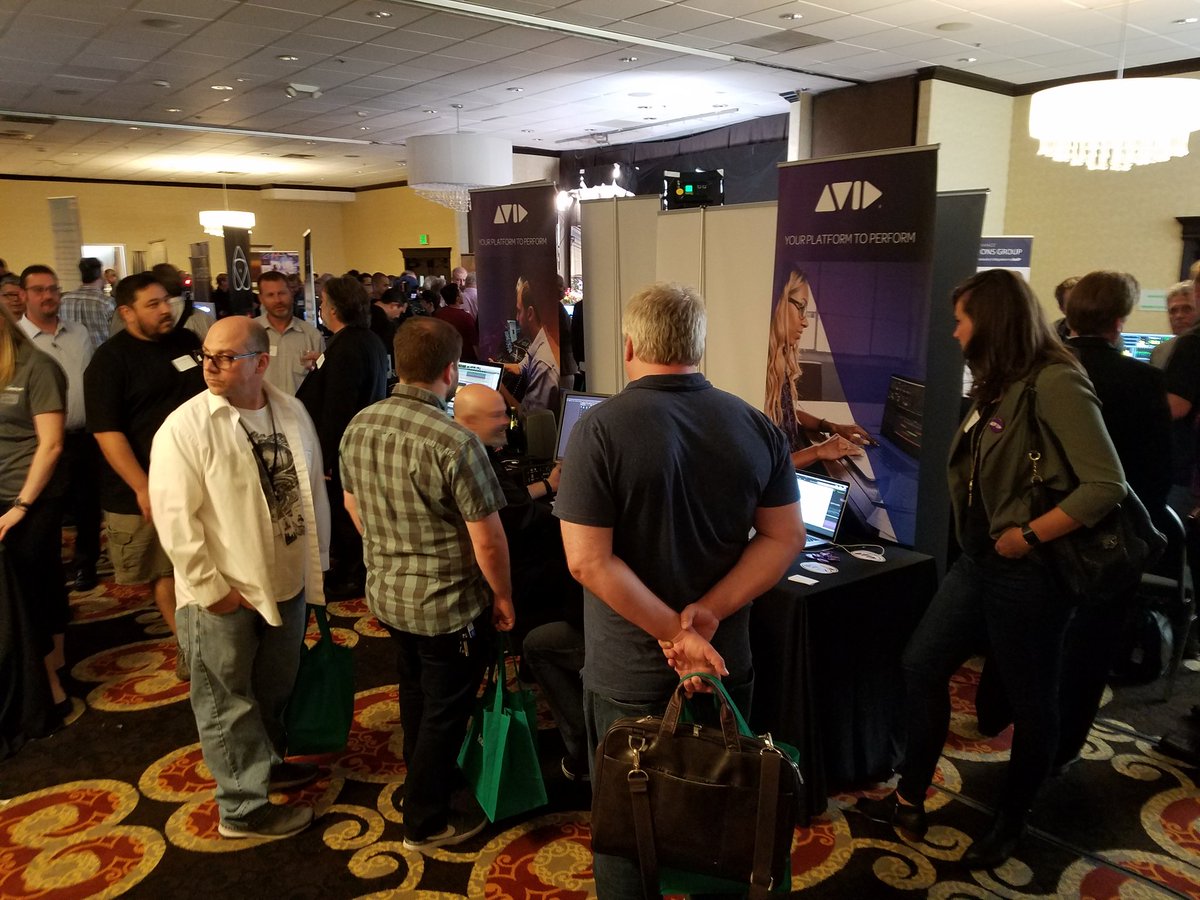 lawlergj's tweet image. Avid at the Key Code Post NAB Show. Busy as always! #Avid #Keycode #MediaComposer #ProTools