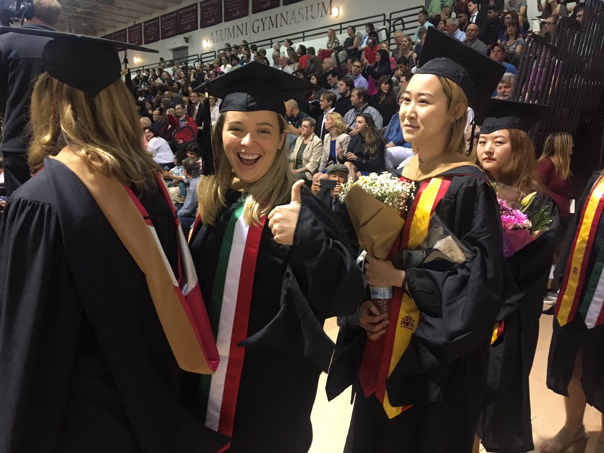 arcadia1853's tweet photo. Aaand we're off! #Arcadia2018 #GraduateCommencement https://t.co/wB1GwpNW6n