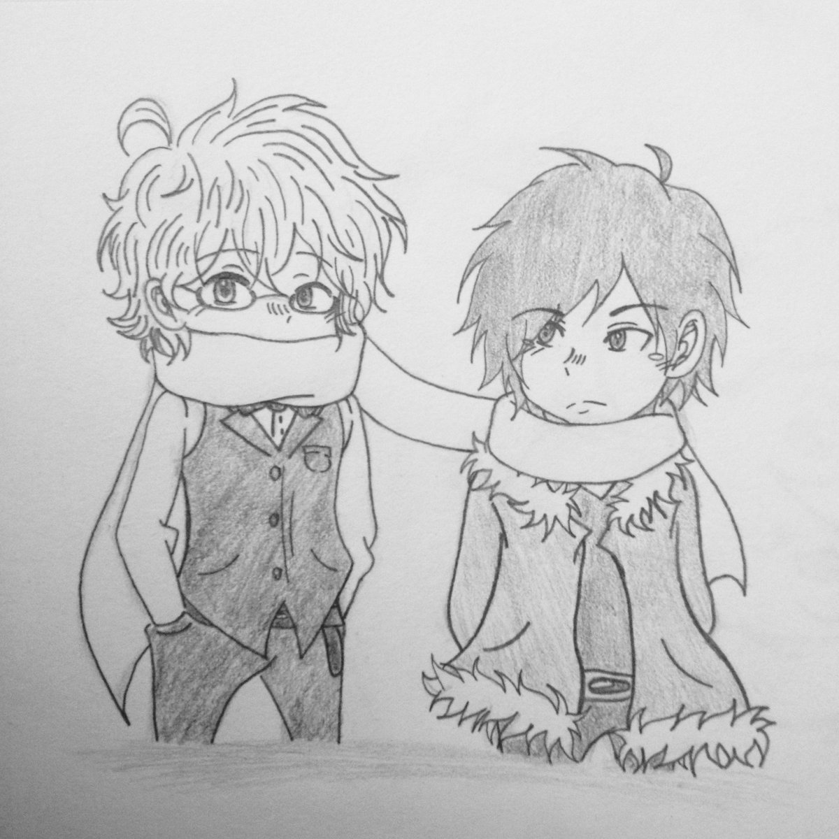 Tsuki + Roppi fanart for a friend
No ref needed/used #TsukiRoppi