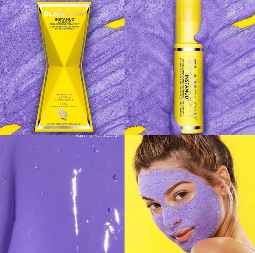 triathlete voks cirkulære تويتر \ Trendmood على تويتر: "#REVEALED 🚨 Available Now! LINK ➡️  https://t.co/55vsmzI9r8 Online @glamglow 💜💦 #InstaMud 60 second pore  refining treatment A foaming treatment mask that instantly refines pores  and evens skin