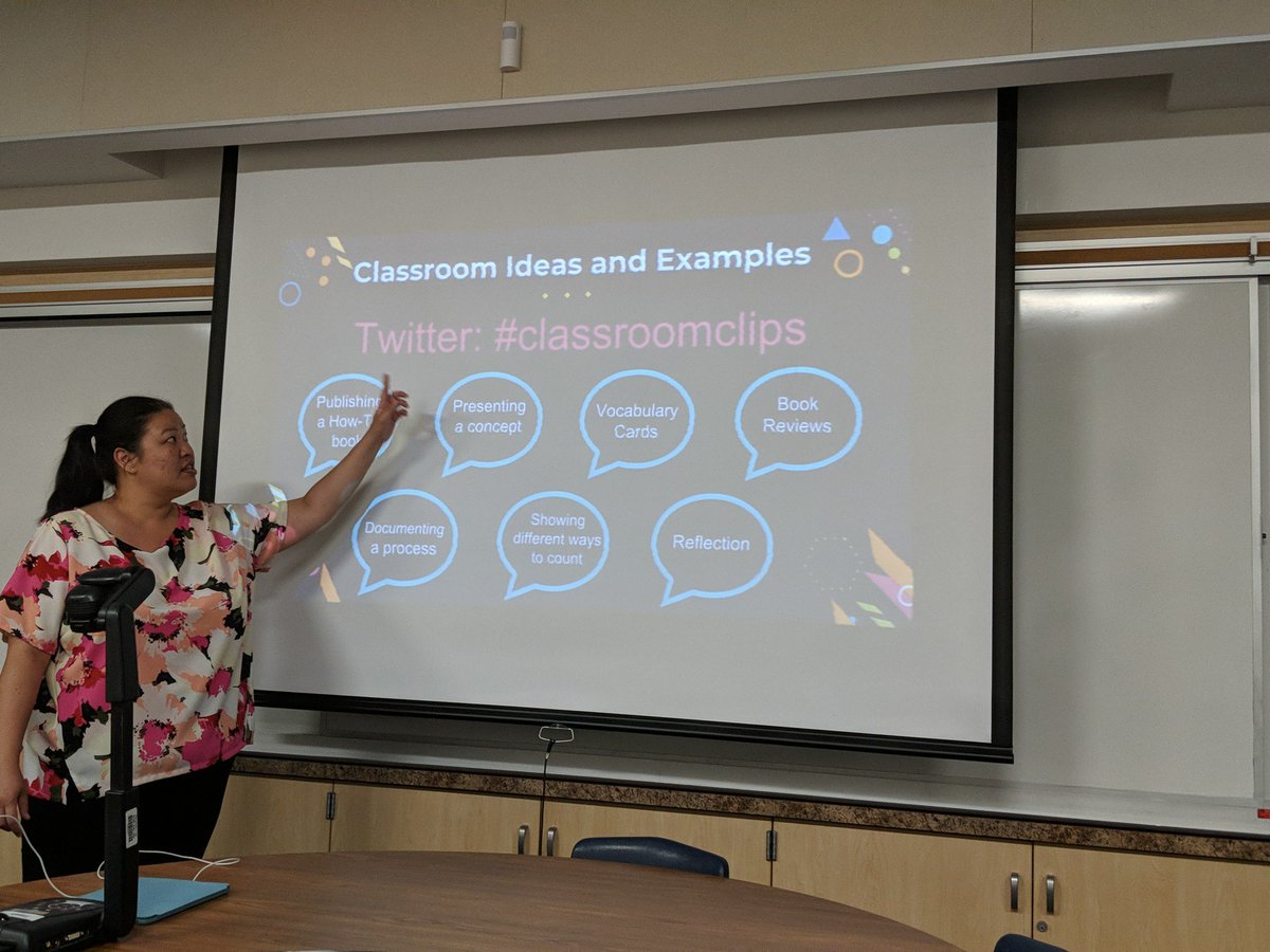 teacherbrandi's tweet photo. Thanks @MrsTrakulboon for sharing Apple Clips with us! #alwayslearning #WeAreRusd #rusdedtech https://t.co/MbT5DM4OlN