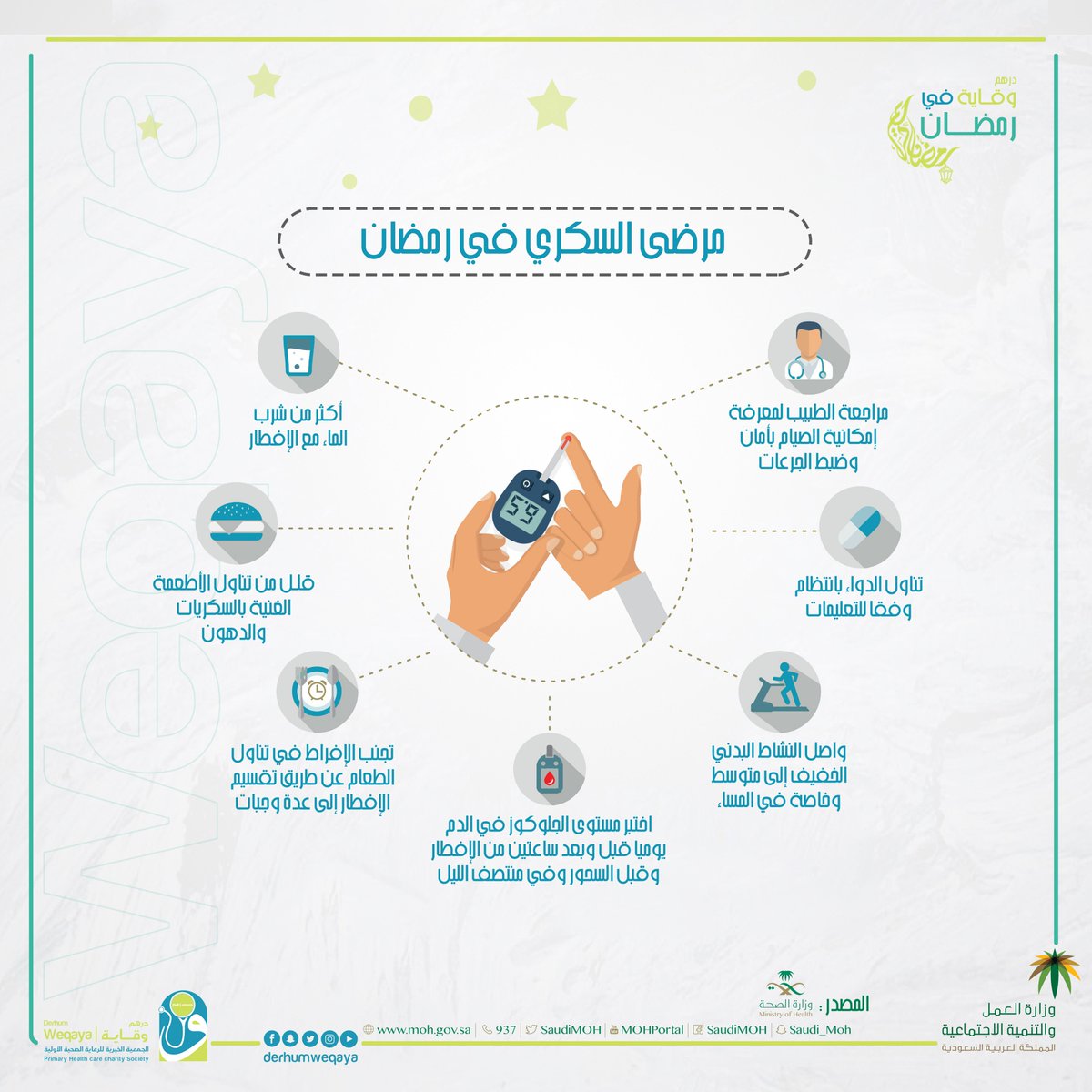 Derhumweqaya's tweet photo. مرضى السكري في رمضان 

#درهم_وقايه_في_رمضان
#رمضان_كريم https://t.co/HU8b3U0DlJ