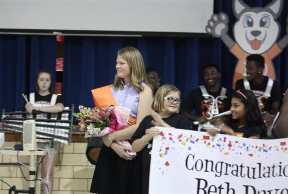 WHCSTL's tweet photo. Hear what Missouri Teacher of the Year  @BethDavey18's thoughts on the positive impact of arts education when she presents during our 2018 Community Conversation Concert. Click here for tickets: https://t.co/hMusDWk7Fa #whc #womenshopechorale #chorale #hope https://t.co/T64lTkhzKH