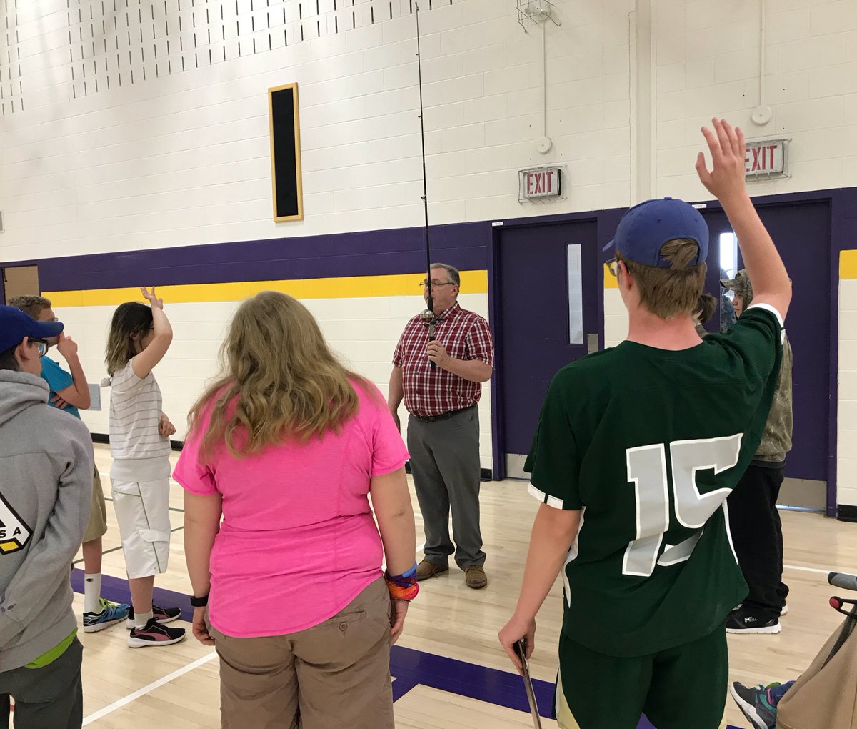 ms_edmonstone's tweet photo. a big thanks to mr. ayres & his students nathan & dylan for teaching us casting techniques that will keep us safe and successful when we are fishing! #programenhancement #wwdipalsc @IEWeldonSS #TLDSBLearns https://t.co/VBEm7i7ieM