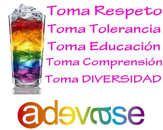 AdevaseInfo's tweet photo. #DiaContraLaLGTBIfobia Todo se basa en el respeto y la Tolerancia....Toma!! #StopLGTBIfobia #Respeto #Tolerancia #Diversidad #PuntoLibreMadrid https://t.co/YDOHvge5AO