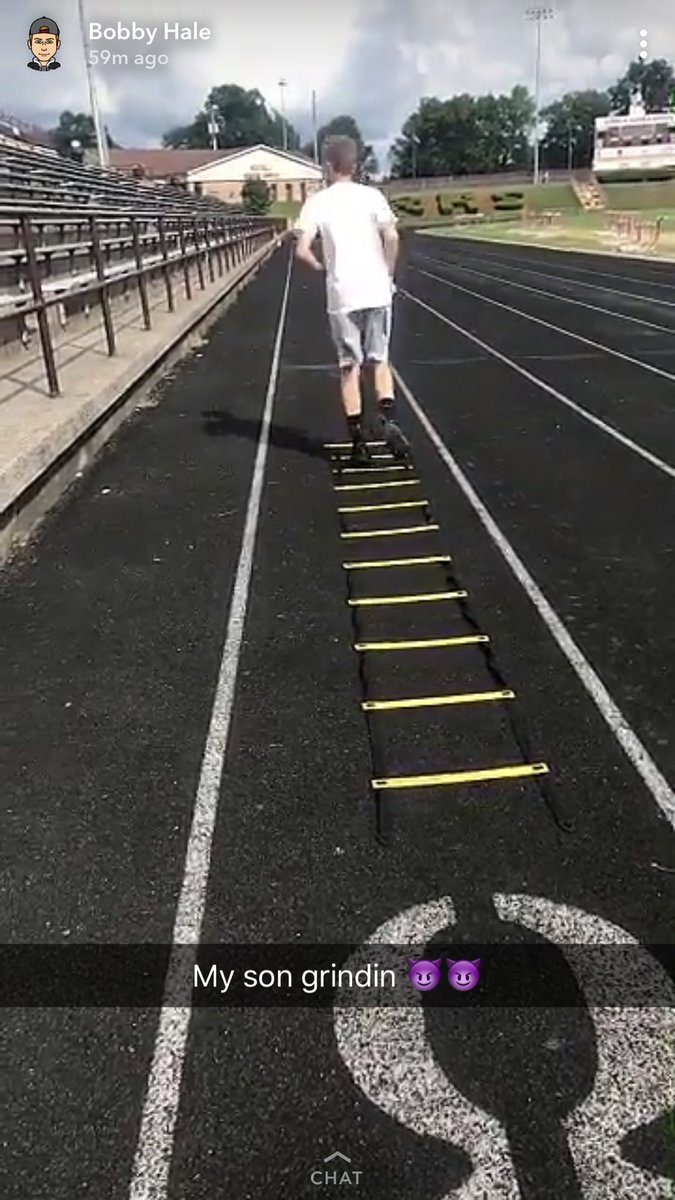 Chpack20's tweet photo. So proud of @Bobbyhale_11 for taking kids under his wing and teach them hard work and dedication pays off.  @Bobbyhale_11 has started training young kids in his community. Proud of you kid. https://t.co/6SYgwAr5Nv