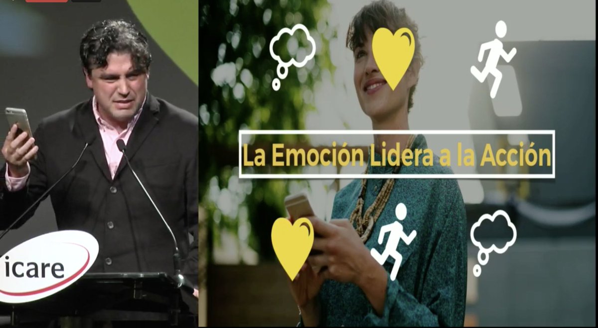 icare_chile's tweet photo. .@juancarlosortiz, CEO de DDB Latina y presidente creativo de DDB América (@ddbchile, @DDBLatina), dice en #COMAR2018 que "esta cuarta revolución creativa ha llevado a que la gente primero siente, luego hace, y lo último que hace es pensar". Síguelo en https://t.co/HhoiFc9QLl https://t.co/bYFKi229jp