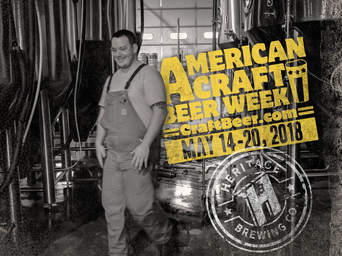 Join us in celebrating American craft beer week this week by having a pint at your local brewery!