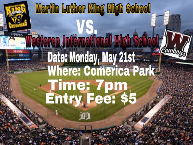 KingCrusadersb1's tweet photo. 🚨🚨CHAMPIONSHIP GAME🚨🚨need all MLK staff, students, and alumni at this game‼️We are going to put on s show your y’all 💯be here‼️⚾️🤟🏽 https://t.co/UCzRrZ0BQe