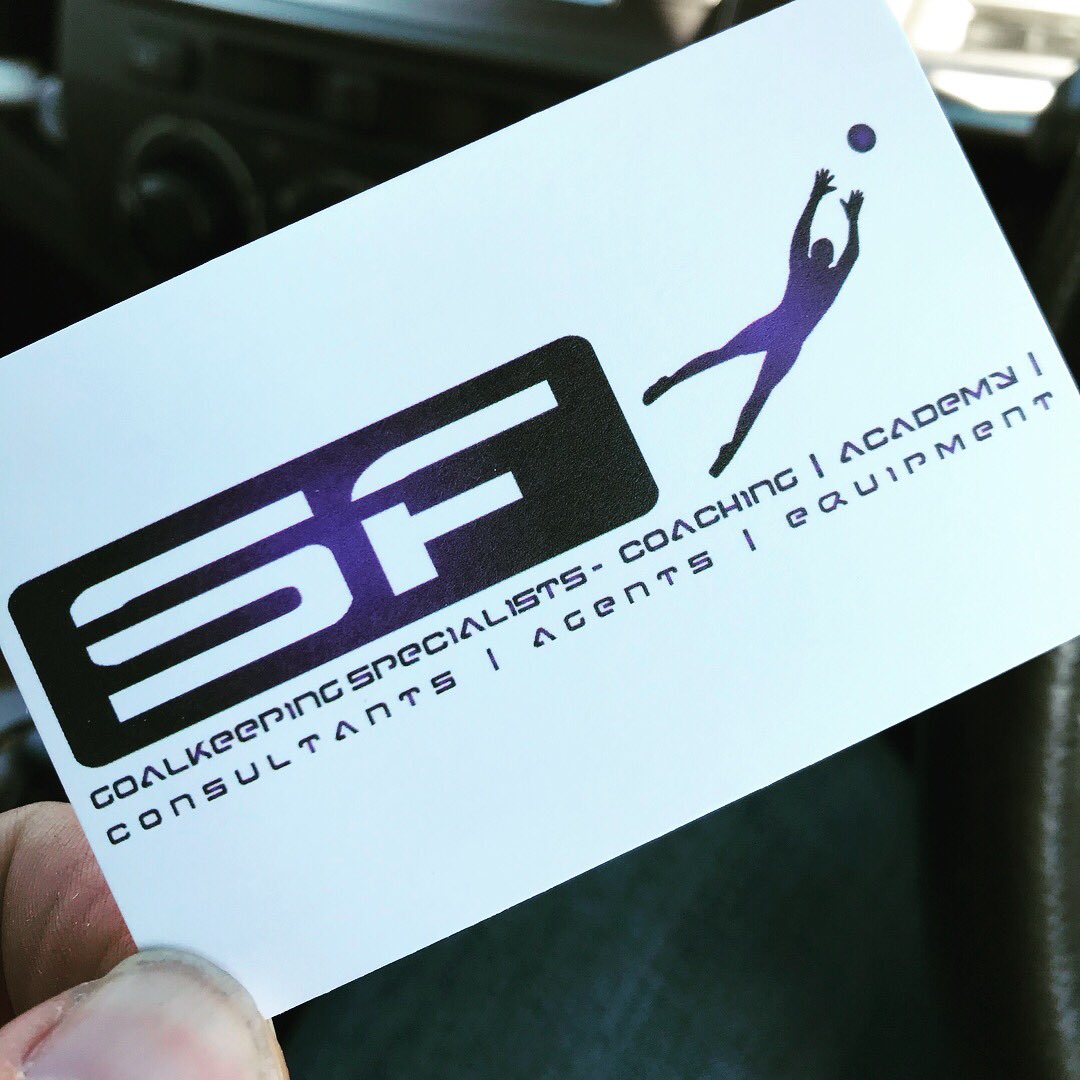 SportingFutures's tweet photo. #SFGK - New business card design arrived today.... exciting times and looking forward to making some great new connections at the National Goalkeeping Conference this coming weekend. https://t.co/GKgWRomSex