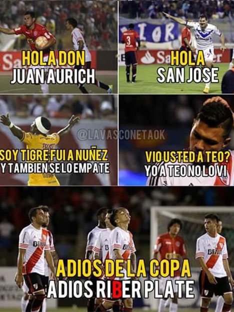 Nunca olvidar que los que dicen que hicimos fuerza por Junior son los mismos que crearon una peña y una canción antes de tiempo, y en la previa de lo que iba a ser el abandono más grande del mundo...