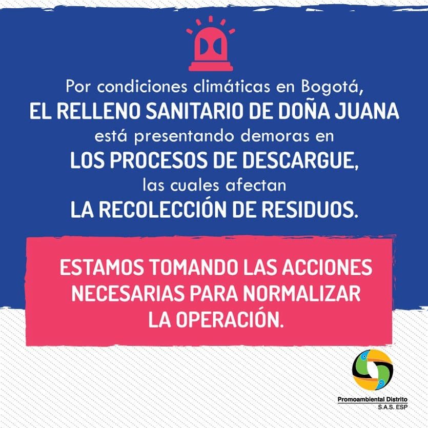 JACVerbenal2's tweet photo. @lopez_88cris @PoliciaColombia @Citytv Cristian buen día, hemos revisado tu denuncia y esta es la respuesta de PromoAmbiental. Haremos todo lo que esté en nuestra manos para solucionar este percance. @Uaesp nos está colaborando con un plan de contingencia. @HORACIOESTRADA https://t.co/9ExYh369lw