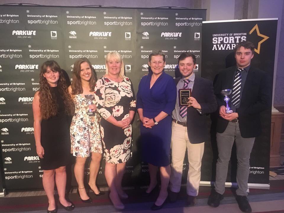 BrightonUniPolo's tweet photo. We had the honour of meeting &amp; discussing our team’s successful year with @uniofbrighton Vice Chancellor, @debrahumphris and Head of @sportbrighton, Sarah Hogg last night at Sports Awards. Thank you for everything you do to champion the Student experience at Brighton for all! https://t.co/GsWcjufx9b