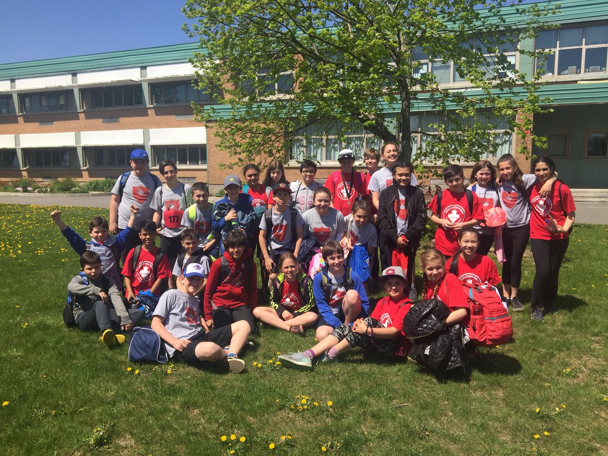 Our cycle 3 students represented us well at today’s Halo Race! #WeAreEnglishMTL