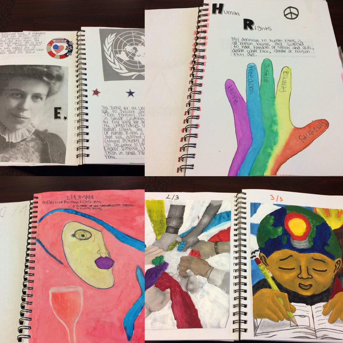 MRA_Phelan's tweet photo. One of my students has me speechless! She just started her @rockyourworld70 project on #human rights and so far- WOW is an understatement #mra4ever #ogsd #phelan #independentstudy https://t.co/WeoOHtksyH