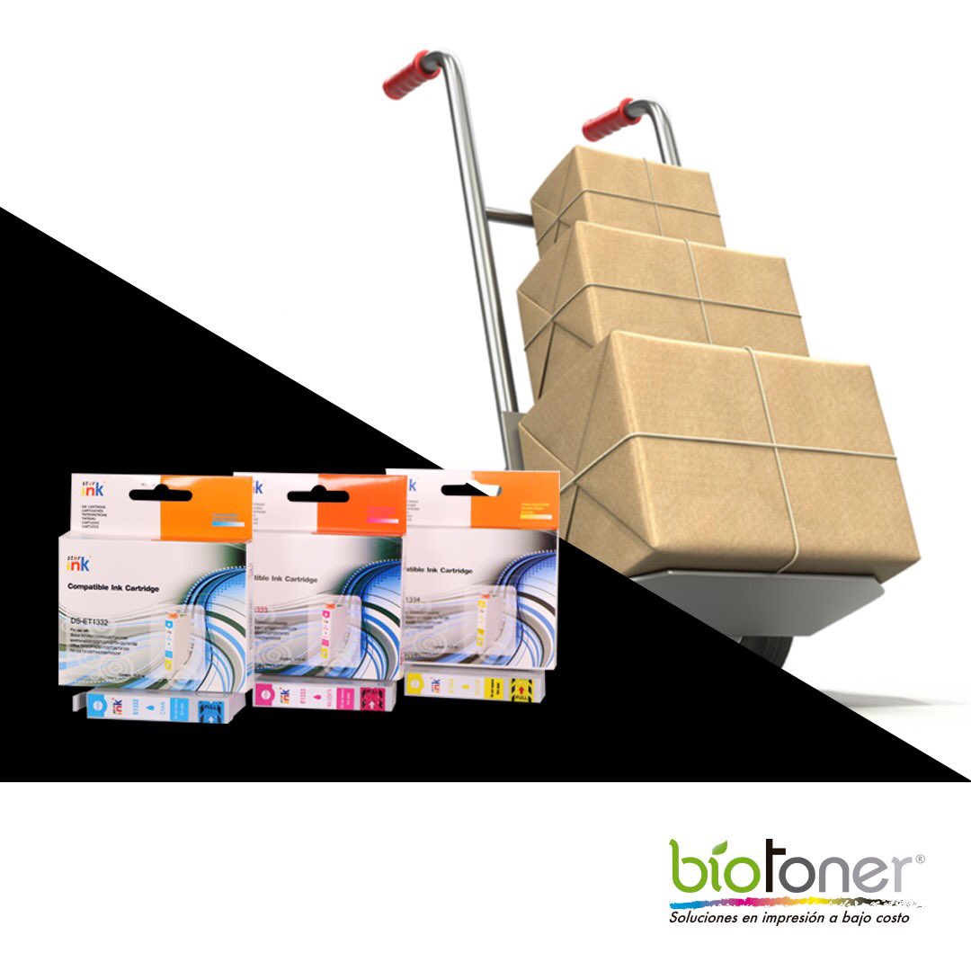 BiotonerOficial's tweet photo. Recibe en la puerta de negocio o casa nuestros productos📦 #BioToner #TeFaltóToner¡? #Delivery #Envíos #Cartuchos #Tinta #Toner #Impresión #Impresora #Print #Printmaking #Printing https://t.co/5Ef8D7CyzT