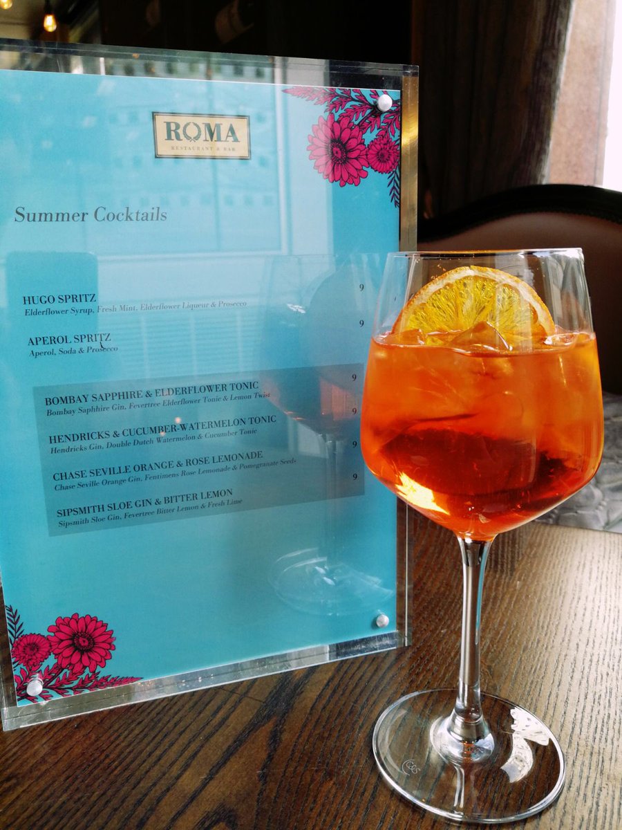 RomaLondon's tweet photo. Are new summer cocktail menu is here! 😍 Have you tried it yet? #Cocktails #Summer #Chilled #Sweet #Roma https://t.co/3uLkACyHwd