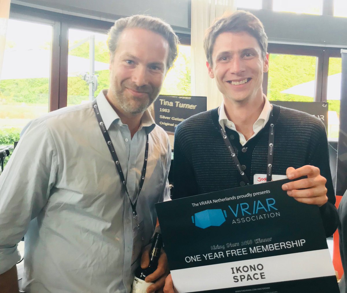 ikonospace's tweet photo. Huge thank you to @vrara_amsterdam for the opportunity to showcase #ikonospace at the Rising Stars event and for the amazing gift! #VRX2018 #VirtualReality https://t.co/ILZomsROOr