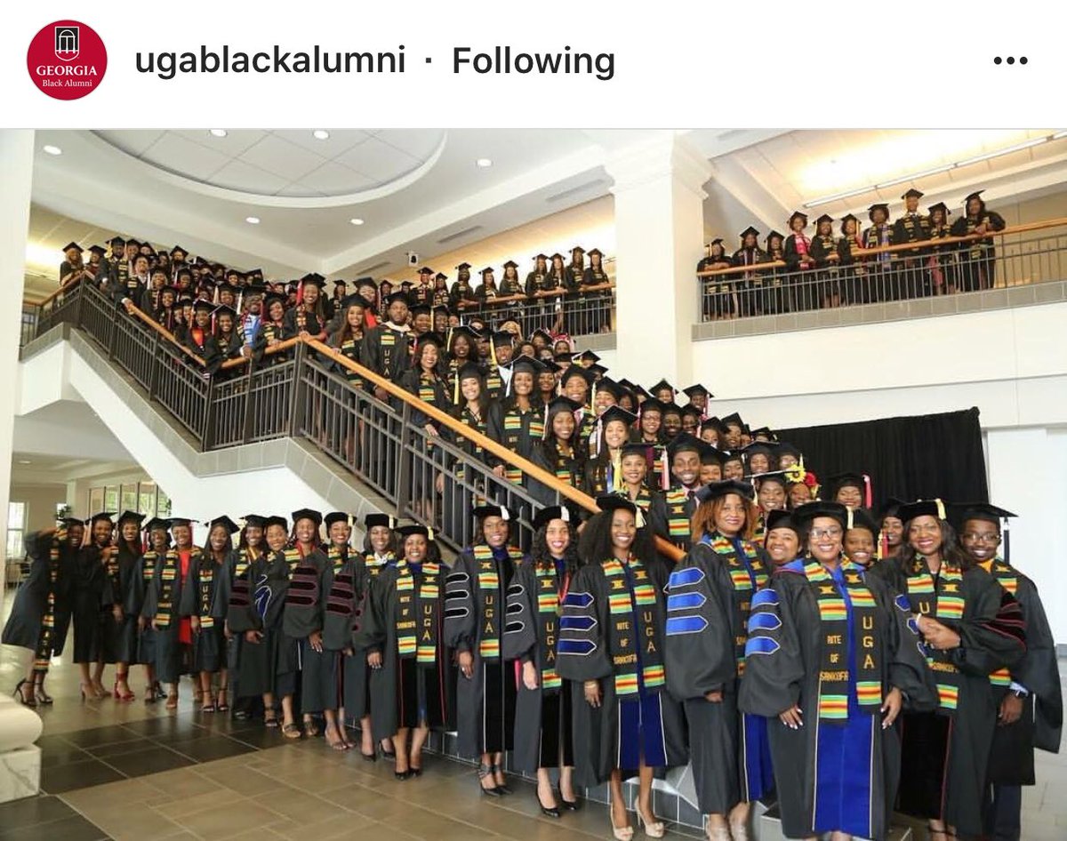 Drcooper74's tweet photo. This picture says so much! So proud to be part of this history at UGA!! #classof2018 #riteofsankofa #scholars #inspire #ugablackumni #uga2018 https://t.co/OFHRd0A31o