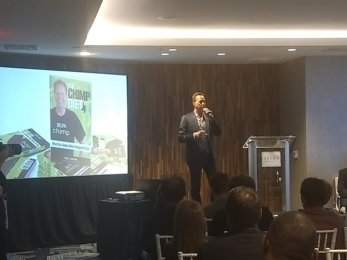 Scott Joseph with Healthy Tribe kicking off #sparkgollywoodfl with insight on his company and inspiration.