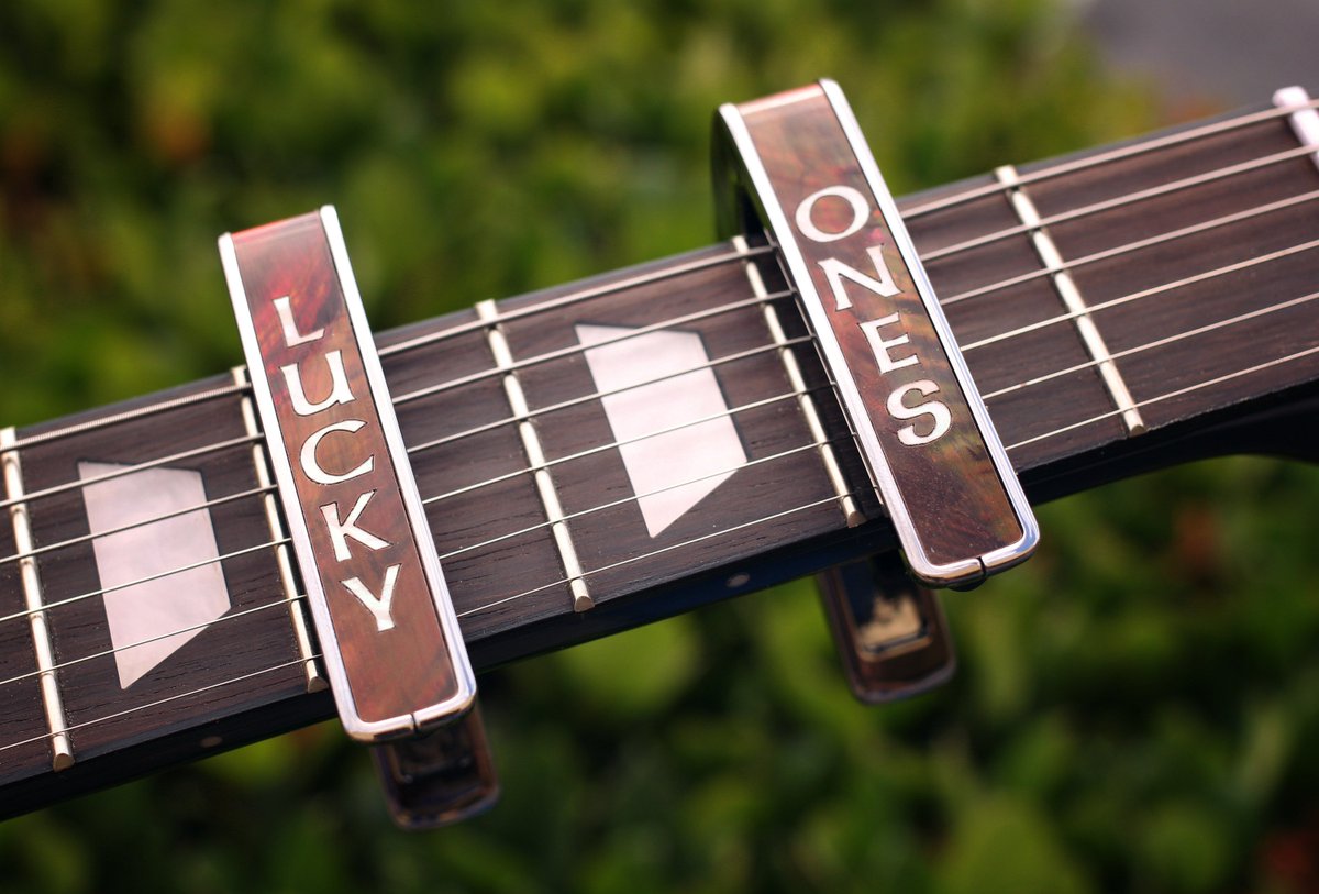 ThaliaCapos's tweet photo. I wonder to whom these gorgeous capos will be sent? I'll give you a hint, they'll be on TV...
.
.
#thaliacapos #thaliacustomshop #customcapo #luckyones #caposinthewild https://t.co/LSGOia6COv