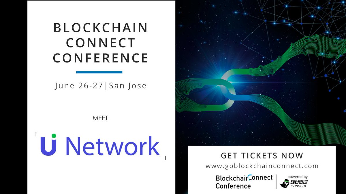 YouKenTrust's tweet image. #consensus2018 is over, now it&apos;s time for #blockchainconnect2018 #BlockchainSiliconValley 
Join the conference to meet @UNetworkHQ and other hot projects. 
Get tickets now: blockchainconnect.eventbrite.com/?aff=unetwork Catch the #NextCryptoUnicorn @blockchain_con