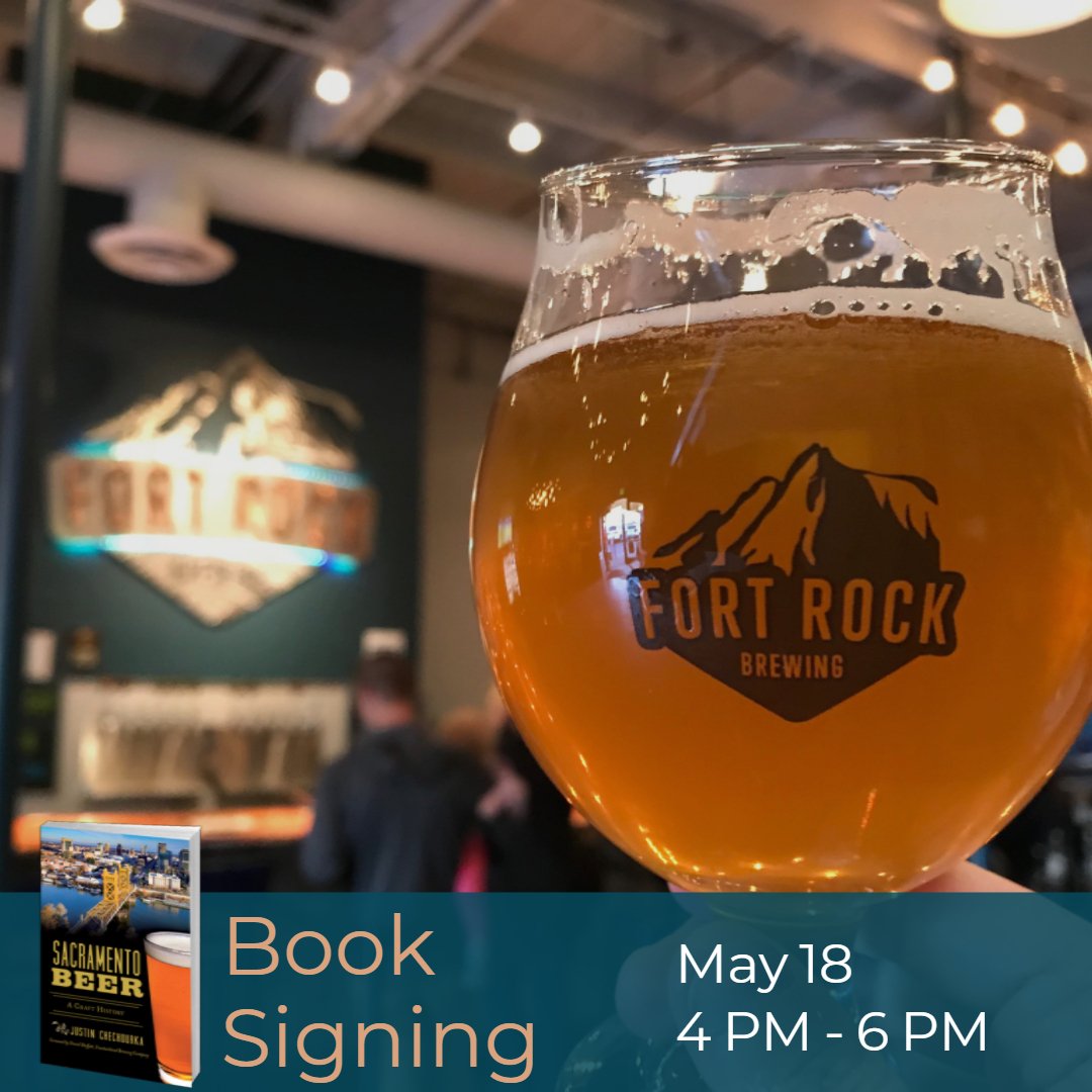 Come celebrate Friday with me at Fort Rock and pick up a copy of Sacramento Beer: A Craft History. I'll be there from 4 to 6. Did I mention the book would make a most excellent Father's Day gift? If you don't believe me... ask my dad... he'll be there too.