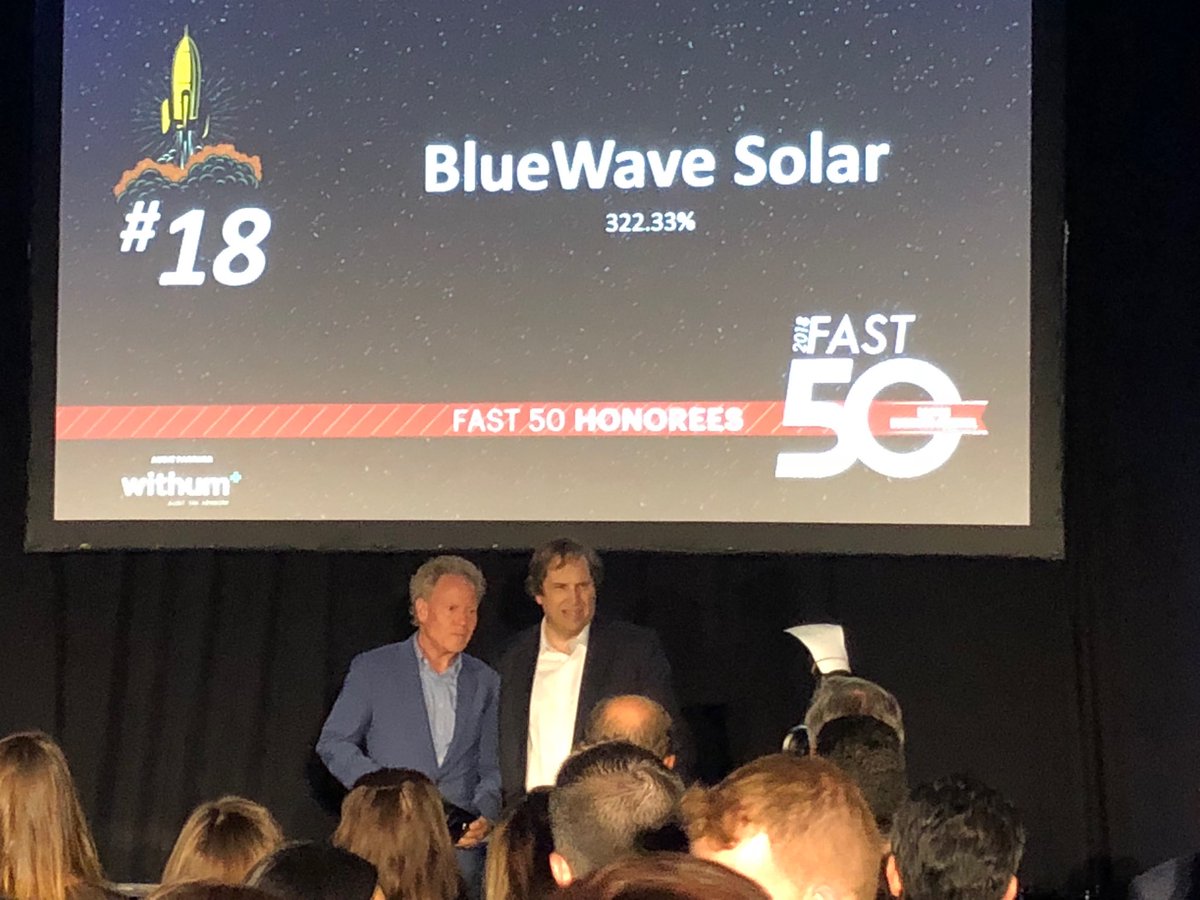 The esteemed John DeVillars graciously accepts the award from @BostonBiz for the #2018Fast50!