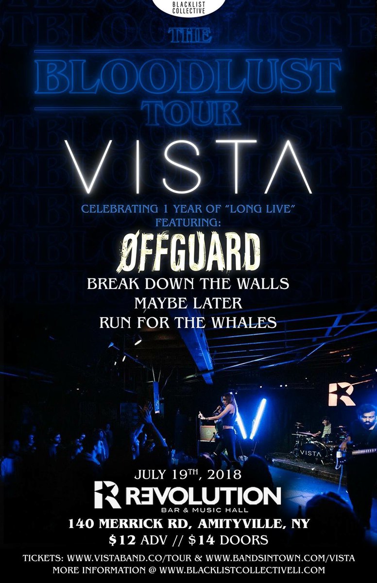 ATTN: Tickets for our Long Live one year anniversary show on Long Island are on sale now!!!! We will be playing ALL 7 songs on the record, including the live debut of “Part III”. Be sure to buy tickets in advance, this will be crazy 🎉

blacklistcollectiveli.com/upcoming-ticke…